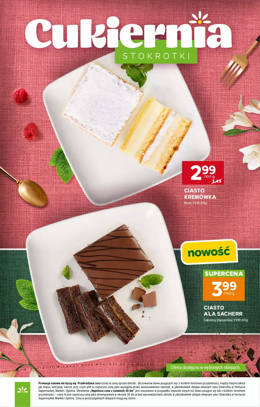 Gazetka promocyjna Stokrotka - Market - ważna 22.10 do 28.10.2026 - strona 22 - produkty: Cukier, Kremówka