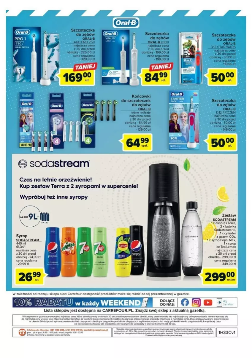 Gazetka promocyjna Carrefour - ważna 16.08 do 02.09.2023 - strona 8 - produkty: Ice tea, Pepsi, Pepsi max, Syrop, Syropy