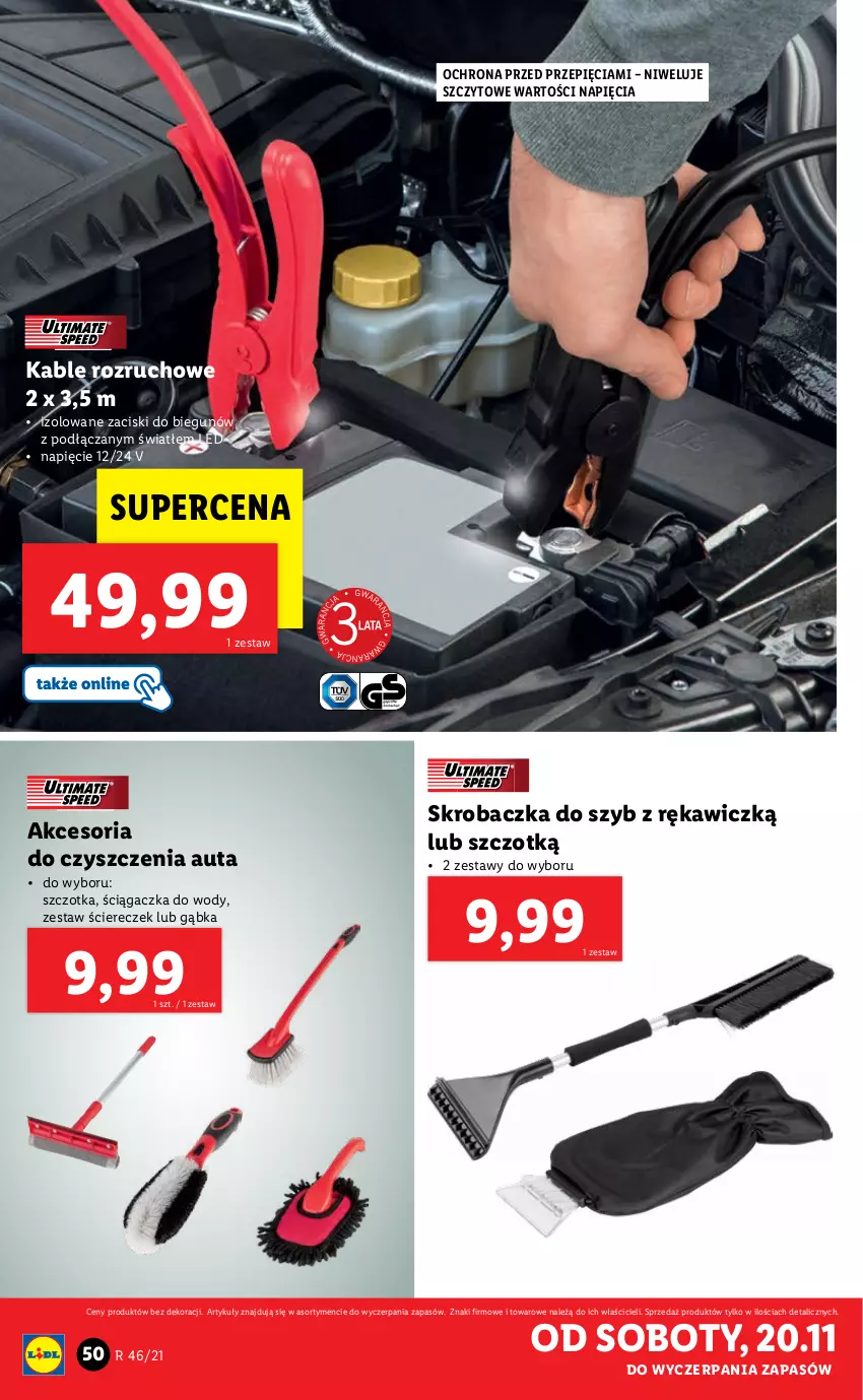 Gazetka promocyjna Lidl - GAZETKA - ważna 15.11 do 21.11.2021 - strona 50 - produkty: Skrobaczka, Skrobaczka do szyb, Szczotka