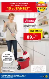 Gazetka promocyjna Lidl - GAZETKA - Gazetka - ważna od 21.11 do 21.11.2021 - strona 17 - produkty: Teleskop, Sok, Noż, Mop, Narożnik, Wiadro
