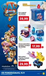 Gazetka promocyjna Lidl - GAZETKA - Gazetka - ważna od 21.11 do 21.11.2021 - strona 19 - produkty: Ser, Puf, Pojazd, Pojemnik, Psi Patrol