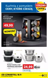 Gazetka promocyjna Lidl - GAZETKA - Gazetka - ważna od 21.11 do 21.11.2021 - strona 27 - produkty: Por, Kuchnia, Stojak, Pojemnik, Przyprawy