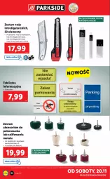 Gazetka promocyjna Lidl - GAZETKA - Gazetka - ważna od 21.11 do 21.11.2021 - strona 54 - produkty: Noż, Papier, Wkręt, Dywan, Akumulator