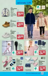 Gazetka promocyjna Aldi - Artykuły przemysłowe i tekstylia - Gazetka - ważna od 06.09 do 06.09.2025 - strona 9 - produkty: Ser, Buty, Majtki, Kurtka, Karp, Skarpetki, Wełna, Dzieci, Botki, Bokserki, Piżama