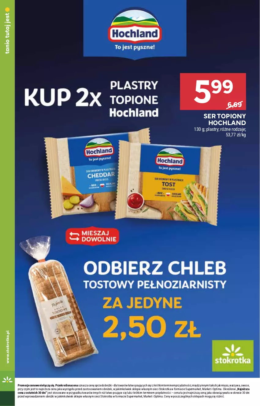 Gazetka promocyjna Stokrotka - Market - ważna 12.03 do 18.03.2026 - strona 10 - produkty: Hochland, Mięso, Optima, Owoce, Ser, Ser topiony, Top, Warzywa