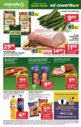 Gazetka promocyjna Stokrotka - Market - Gazetka - ważna od 18.03 do 18.03.2026 - strona 1 - produkty: Polędwica, Warzywa, Sos, Gin, 7up, Stek, Chipsy, Mirinda, Kawa mielona, Kawa, Jacobs Krönung, Pepsi, Optima, Schab wieprzowy, Crunchips, Owoce, Jacobs, Napój, Kiełbasa, Mięso