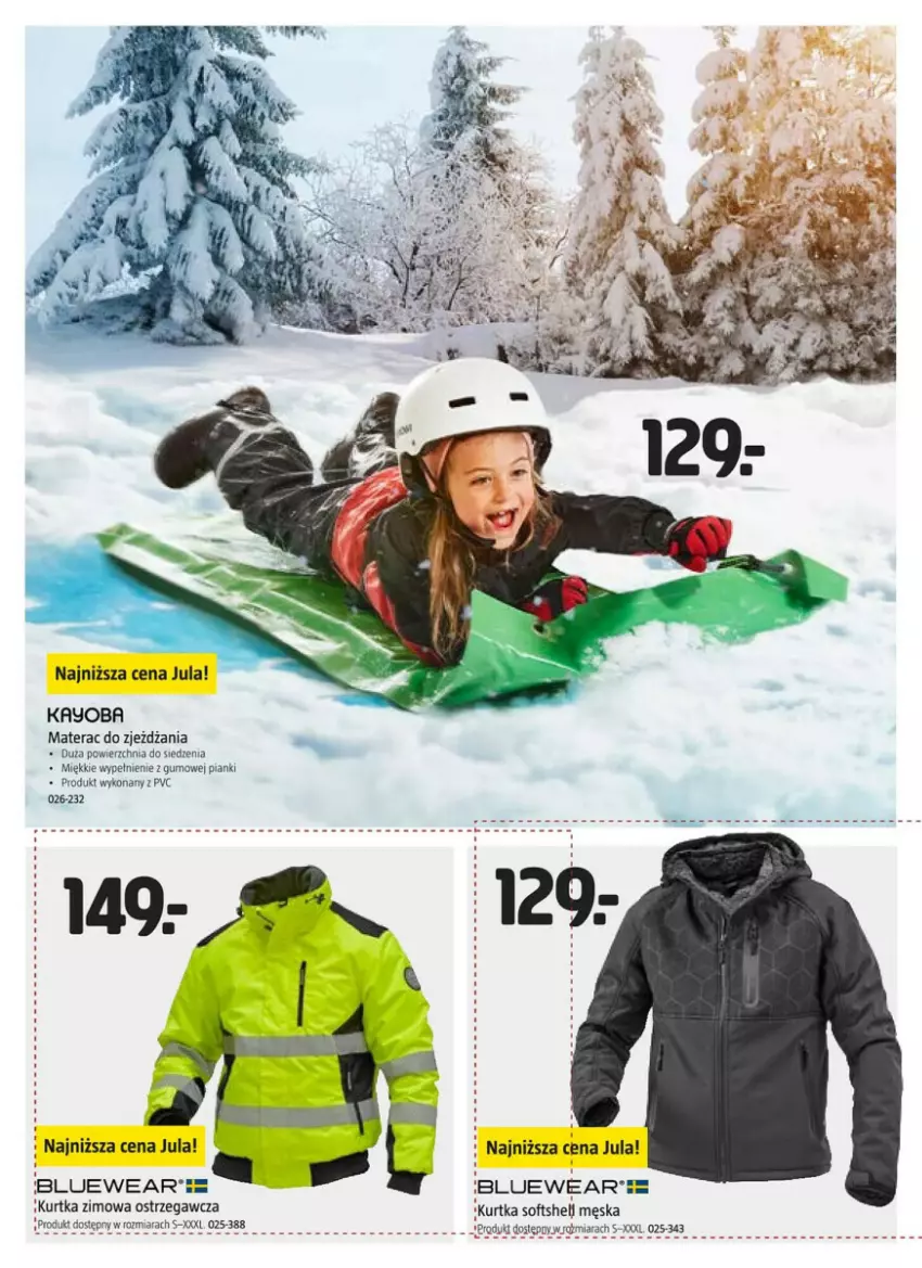 Gazetka promocyjna Jula - ważna 02.01 do 15.01.2025 - strona 9 - produkty: Kurtka, Kurtka softshell, Materac, Tera