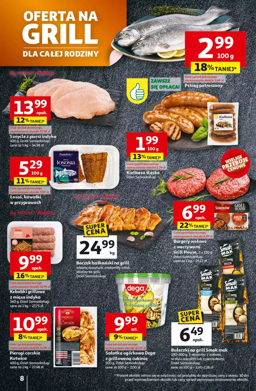 Gazetka promocyjna Auchan - LATO FIRST MINUTE Hipermarket - ważna 03.06 do 11.06.2025 - strona 12 - produkty: Cars, Gra, Grill, Piec, Pierogi, Sałat, Sałatka, Sałatka ogórkowa