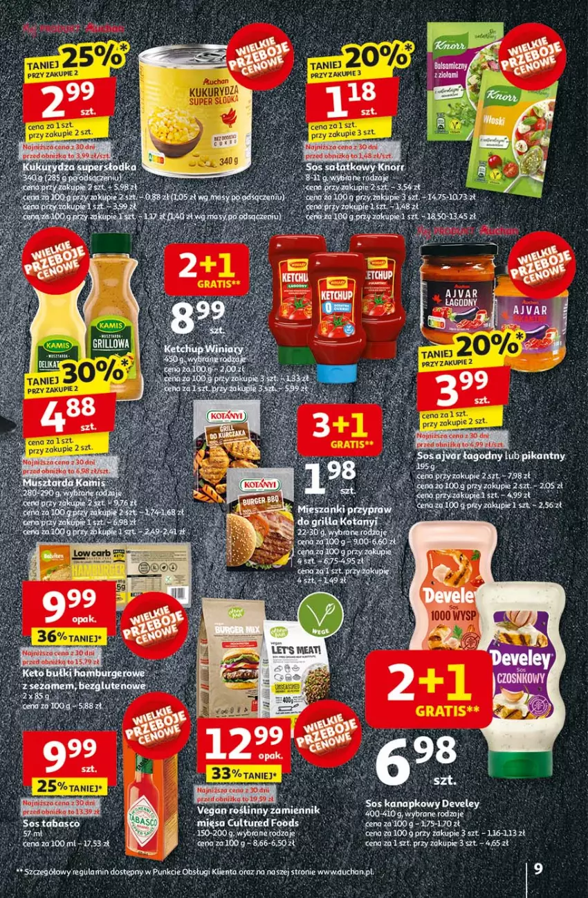 Gazetka promocyjna Auchan - LATO FIRST MINUTE Hipermarket - ważna 03.06 do 11.06.2025 - strona 13 - produkty: Grill, Sos