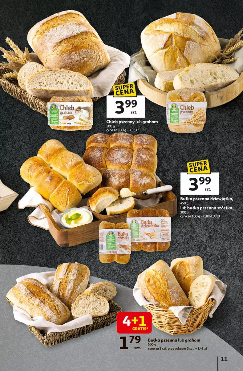 Gazetka promocyjna Auchan - LATO FIRST MINUTE Hipermarket - ważna 03.06 do 11.06.2025 - strona 15 - produkty: Bułka, Chleb, Gra