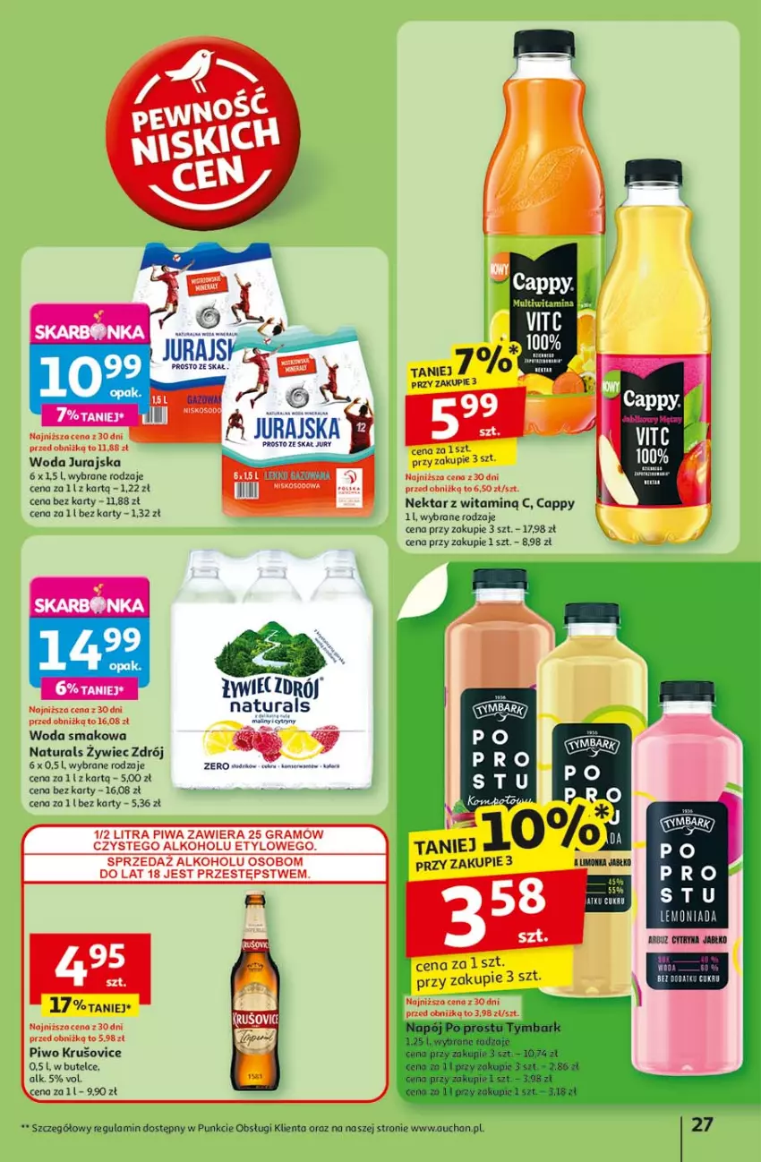 Gazetka promocyjna Auchan - LATO FIRST MINUTE Hipermarket - ważna 03.06 do 11.06.2025 - strona 31 - produkty: Gra, Nektar, Piwa, Piwo, Woda