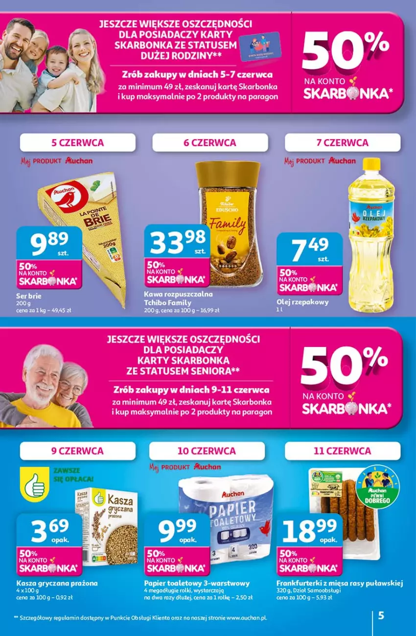 Gazetka promocyjna Auchan - LATO FIRST MINUTE Hipermarket - ważna 03.06 do 11.06.2025 - strona 5