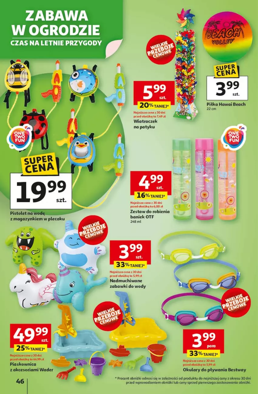 Gazetka promocyjna Auchan - LATO FIRST MINUTE Hipermarket - ważna 03.06 do 11.06.2025 - strona 50 - produkty: Pistolet, Plecak