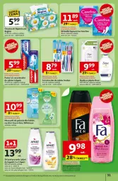 Gazetka promocyjna Auchan - LATO FIRST MINUTE Hipermarket - Gazetka - ważna od 11.06 do 11.06.2025 - strona 35 - produkty: Płyn do kąpieli, Mydło w płynie, Gin, Szczoteczka do zębów, Dove, Chusteczki, Carefree, Mydło, Colgate, Wkładki, Szczoteczka, LG