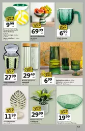 Gazetka promocyjna Auchan - LATO FIRST MINUTE Hipermarket - Gazetka - ważna od 11.06 do 11.06.2025 - strona 47 - produkty: Ser, Dzbanek, Talerz obiadowy, Kosz, Talerz, Talerz deserowy, Torba, Roślina sztuczna, Szklanka, Owoce, Kubek, Deser, Kieliszek