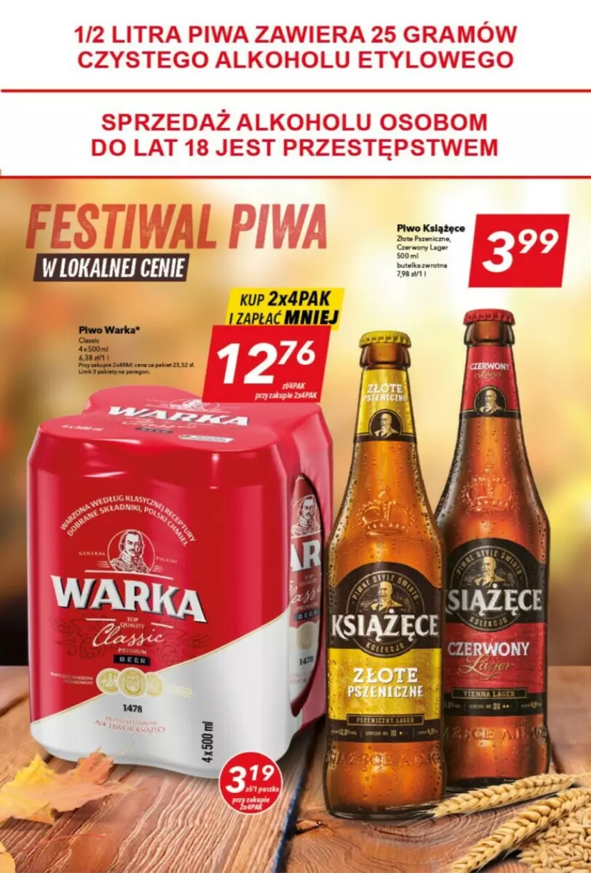 Gazetka promocyjna Lewiatan - ważna 07.11 do 13.11.2024 - strona 3 - produkty: Fa, Książęce, Piwo, Warka