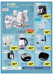 Gazetka promocyjna Carrefour - Gazetka Cenowa zyskomania domowa - Gazetka - ważna od 19.03 do 19.03.2022 - strona 18 - produkty: Mikser z misą, Top, Sok, Ser, Robot planetarny, Blender, Czajnik, Gofrownica, Toster, Mikser, Robot, Wyciskarka, Płyta, Zelmer, Kasia, K2