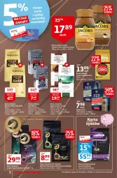 Gazetka promocyjna Auchan - Kawa i czekolada aromatycznie i słodko Moje Auchan - Gazetka - ważna od 31.10 do 31.10.2021 - strona 2 - produkty: Kawa rozpuszczalna, Gin, Kawa ziarnista, Kawa mielona, Kawa, Lavazza, Mocca Fix Gold, Woseba, Herbata, LG