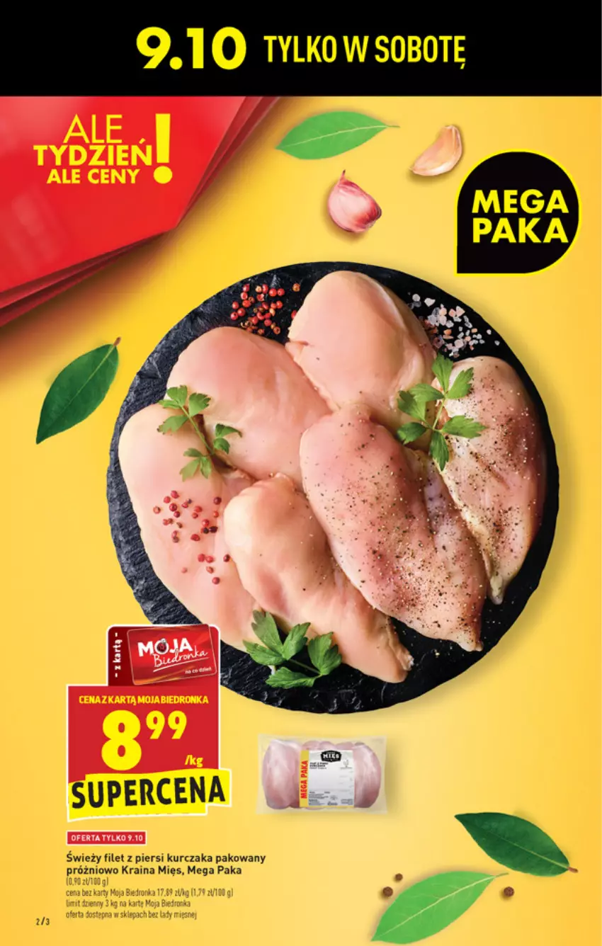 Gazetka promocyjna Biedronka - W tym tygodniu - ważna 07.10 do 12.10.2021 - strona 2 - produkty: Filet z piersi kurczaka, Kurczak