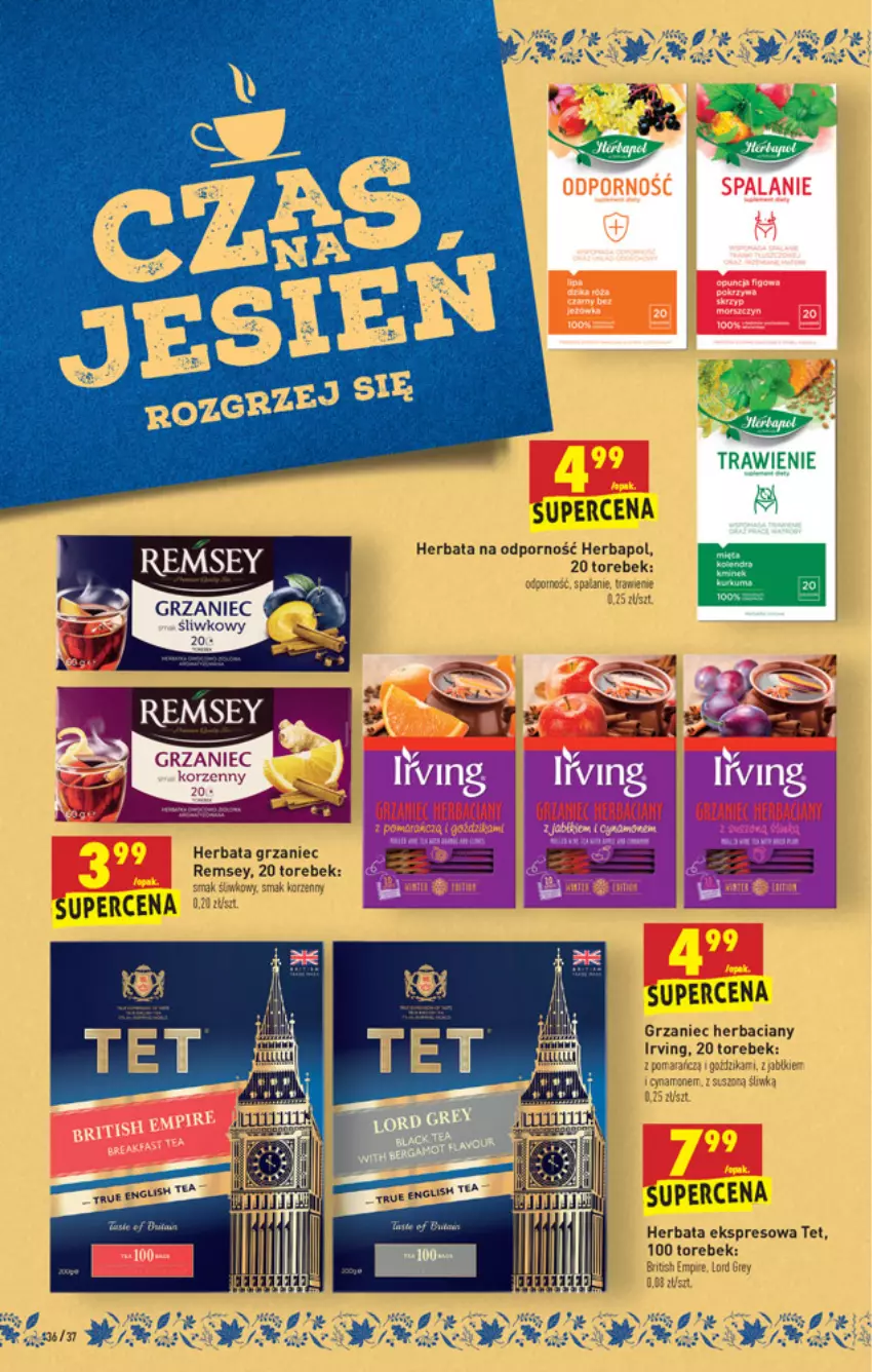 Gazetka promocyjna Biedronka - W tym tygodniu - ważna 07.10 do 12.10.2021 - strona 36 - produkty: Herbapol, Herbata, Irving, Por