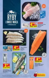 Gazetka promocyjna Biedronka - W tym tygodniu - Gazetka - ważna od 12.10 do 12.10.2021 - strona 21 - produkty: Sos, Por, Pstrąg tęczowy, Kret, Filet z sandacza, Tera, , Owoce morza, Pstrąg, Owoce, Dorsz, Sandacz
