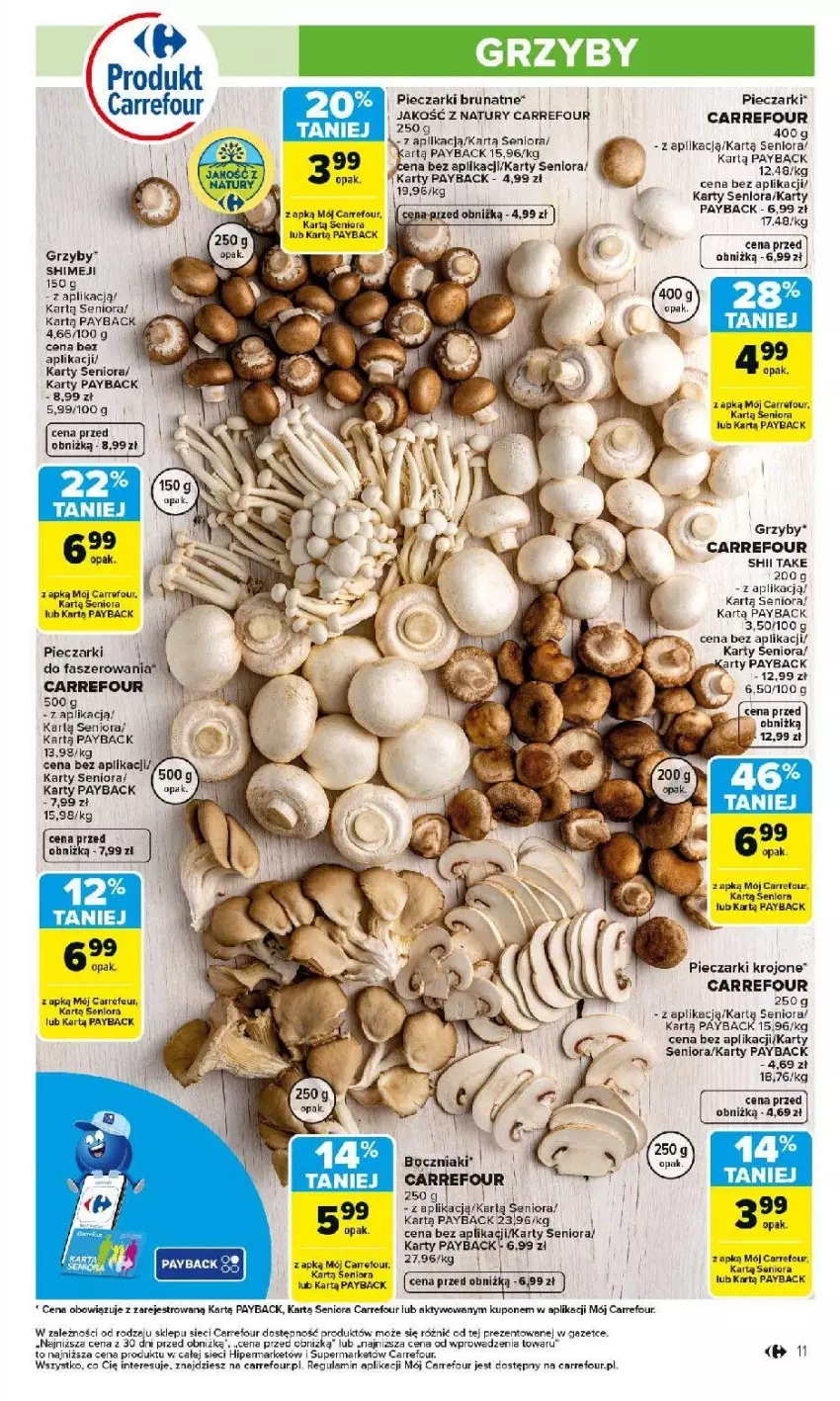 Gazetka promocyjna Carrefour - Gazetka Carrefour, Market od poniedziałku! - ważna 23.02 do 28.02.2026 - strona 13 - produkty: Fa, Garnek, Grzyby, LG, Piec, Pieczarki krojone, Ryba