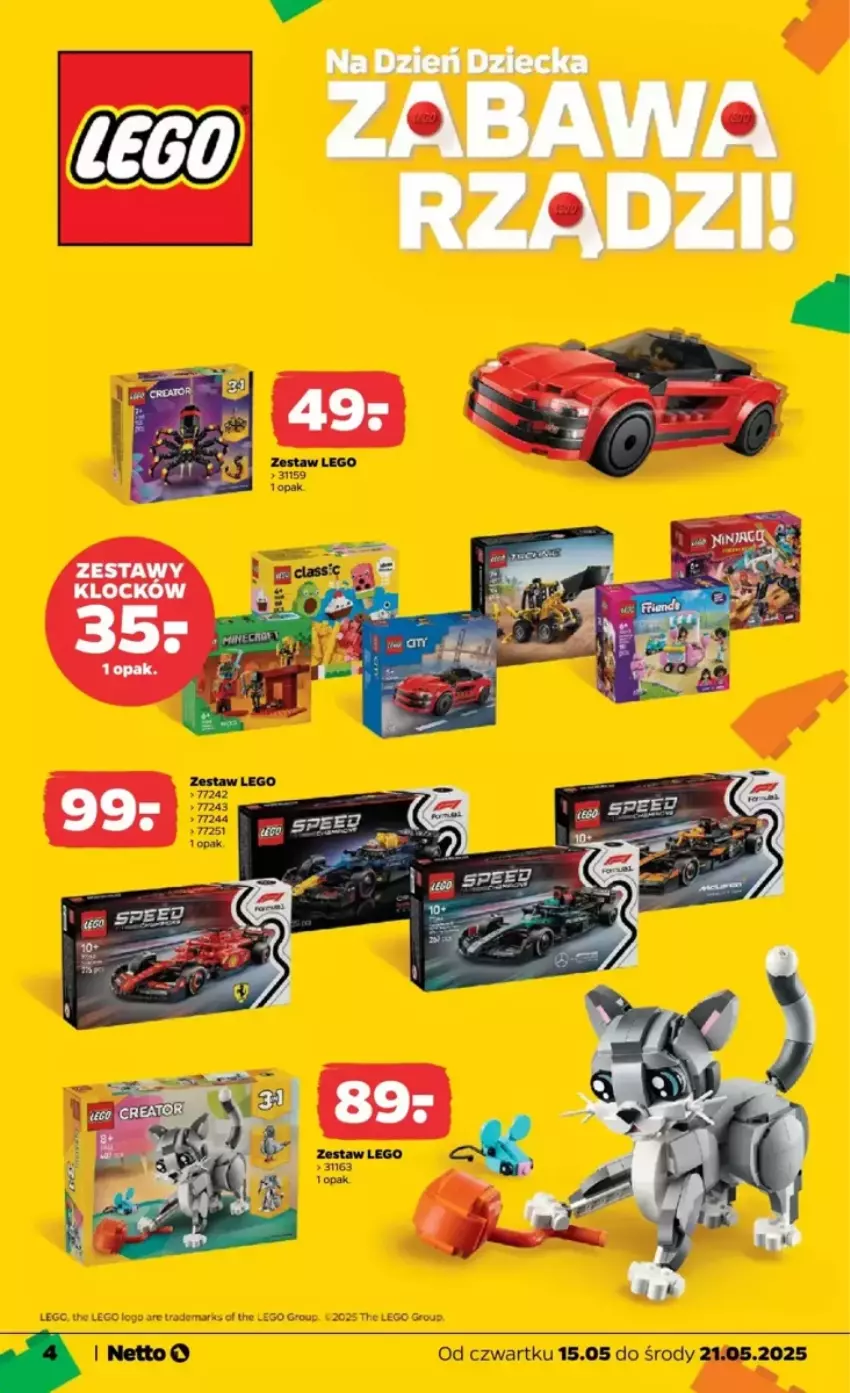 Gazetka promocyjna Netto - ważna 15.05 do 21.05.2025 - strona 5 - produkty: LEGO