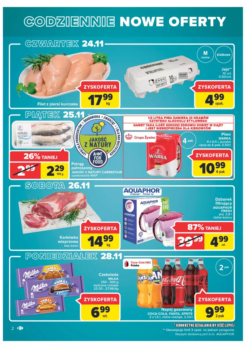 Gazetka promocyjna Carrefour - Gazwtka Wielkie otwarcie w Krakowie - ważna 23.11 do 05.12.2022 - strona 4 - produkty: Coca-Cola, Gra, Kret, Piec, Piwa