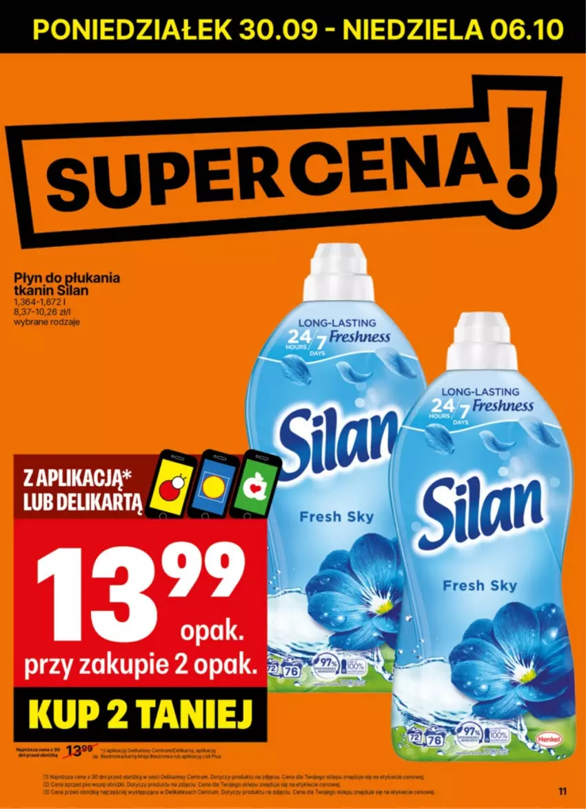 Gazetka promocyjna Delikatesy Centrum - NOWA GAZETKA Delikatesy Centrum od 30 września! 30.09-06.10.2024 - ważna 30.09 do 06.10.2024 - strona 11 - produkty: Płyn do płukania, Rum, Silan