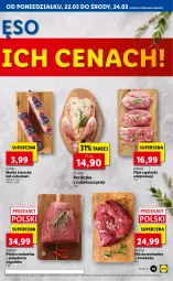 Gazetka promocyjna Lidl - Wielkanoc - Gazetka - ważna od 24.03 do 24.03.2021 - strona 13 - produkty: Polędwica, Perliczka, Wołowina, Metka tatarska