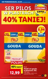 Gazetka promocyjna Lidl - Wielkanoc - Gazetka - ważna od 24.03 do 24.03.2021 - strona 3 - produkty: Ser, Por, Pilos, Gouda