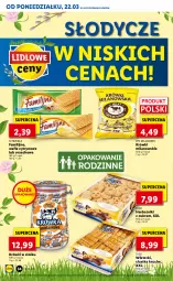 Gazetka promocyjna Lidl - Wielkanoc - Gazetka - ważna od 24.03 do 24.03.2021 - strona 34 - produkty: Ciastka, Jutrzenka, Tago, Herbatniki, Fa