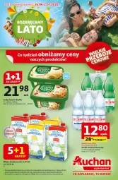 Gazetka promocyjna Auchan - ROZKRĘCAMY LATO Supermarket - Gazetka - ważna od 02.07 do 02.07.2025 - strona 1 - produkty: Mus, Lody, Zielona Budka, Szyna, Woda, Mleko