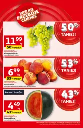 Gazetka promocyjna Auchan - ROZKRĘCAMY LATO Supermarket - Gazetka - ważna od 02.07 do 02.07.2025 - strona 4 - produkty: Winogrona, Brzoskwinie, Arbuz, Wino