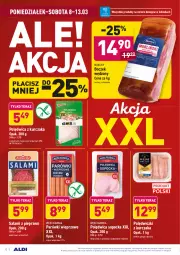 Gazetka promocyjna Aldi - ALE! CENA w ALDI - Gazetka - ważna od 20.03 do 20.03.2021 - strona 12 - produkty: Kurczak, Polędwica, Por, Salami, Parówki, Kawa, Lodówka, Tera, Pieprz, Morliny, Boczek, Mięso wieprzowe, Mięso