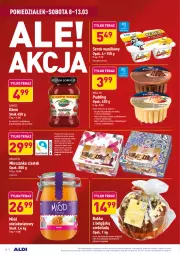 Gazetka promocyjna Aldi - ALE! CENA w ALDI - Gazetka - ważna od 20.03 do 20.03.2021 - strona 16 - produkty: Deser mleczny, Sos, Ser, Gra, Stek, Tera, Dżem, Serek, Miód, Pudding, Müller, Babka, Deser, Kakao, LG, Fa