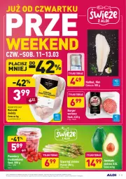 Gazetka promocyjna Aldi - ALE! CENA w ALDI - Gazetka - ważna od 20.03 do 20.03.2021 - strona 23 - produkty: Kurczak, Halibut, Mięsne specjały, Tera, Burger, Pomidory