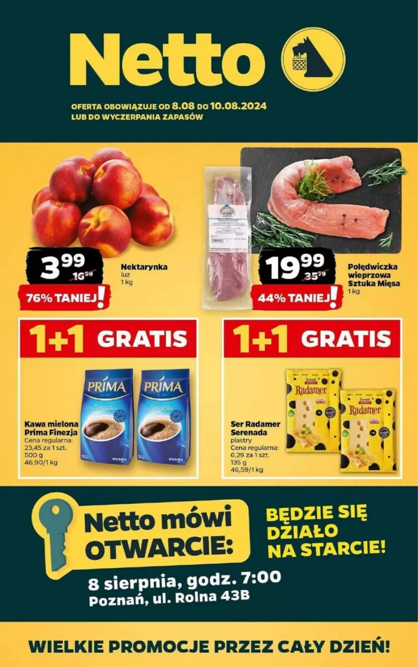 Gazetka promocyjna Netto - ważna 08.08 do 10.08.2024 - strona 1 - produkty: Radamer, Ser