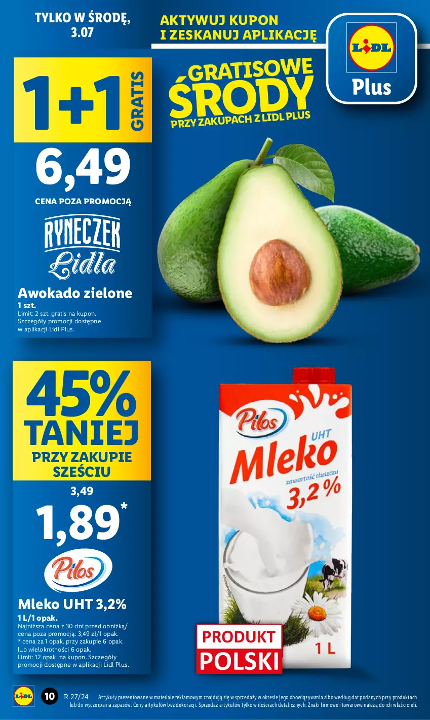 Gazetka promocyjna Lidl - GAZETKA - ważna 01.07 do 03.07.2024 - strona 10 - produkty: Gra, Mleko