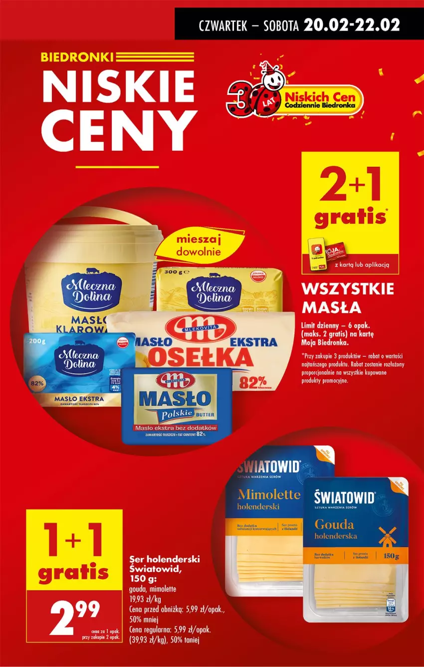 Gazetka promocyjna Biedronka - Od Czwartku - ważna 20.02 do 26.02.2025 - strona 10 - produkty: Fa, Gra, Mimolette, Por, Ser