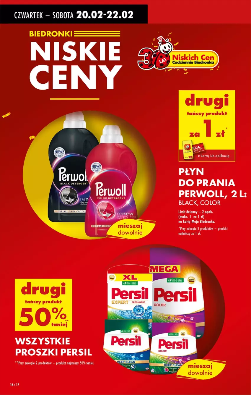 Gazetka promocyjna Biedronka - Od Czwartku - ważna 20.02 do 26.02.2025 - strona 23 - produkty: Lack, LG, Persil, Perwoll, Piec, Płyn do prania