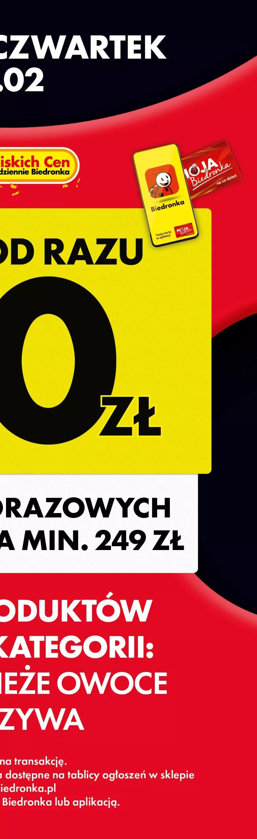 Gazetka promocyjna Biedronka - Od Czwartku - ważna 20.02 do 26.02.2025 - strona 3 - produkty: Owoce, Tran