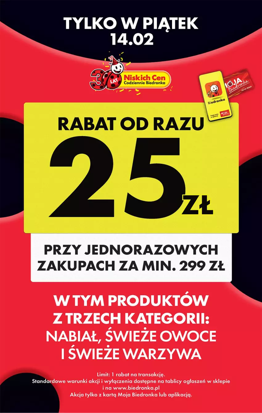 Gazetka promocyjna Biedronka - Od Czwartku - ważna 20.02 do 26.02.2025 - strona 4 - produkty: Owoce, Warzywa