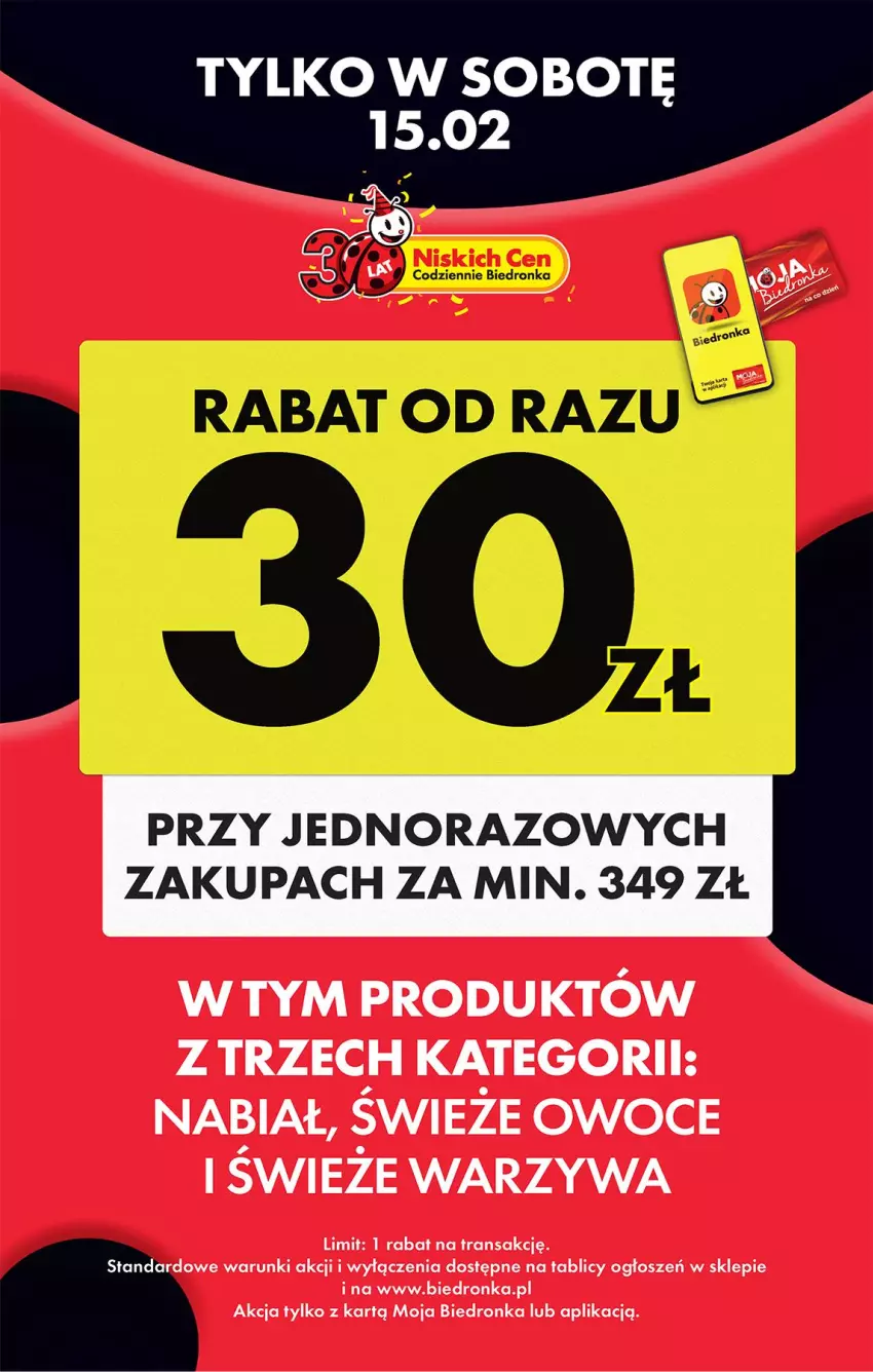 Gazetka promocyjna Biedronka - Od Czwartku - ważna 20.02 do 26.02.2025 - strona 5 - produkty: Owoce, Warzywa