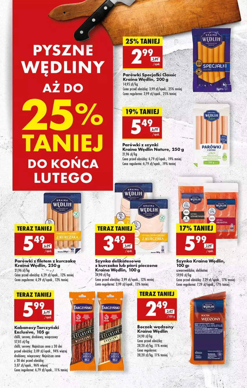 Gazetka promocyjna Biedronka - Od Czwartku - ważna 20.02 do 26.02.2025 - strona 51 - produkty: Boczek, Fa, Kabanos, Kurczak, Parówki, Parówki z szynki, Piec, Piers pieczona, Ser, Szynka, Szynka delikatesowa, Tarczyński, Tera