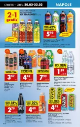 Gazetka promocyjna Biedronka - Od Czwartku - Gazetka - ważna od 26.02 do 26.02.2025 - strona 63 - produkty: Por, 7up, Napój energetyczny, Ice tea, Mirinda, Coca-Cola, Napoje, Tera, Leon, Pepsi, Napój gazowany, Fanta, Woda mineralna, Woda, Sprite, Napój, Cisowianka, Fa