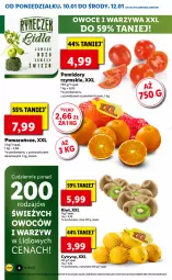 Gazetka promocyjna Lidl - GAZETKA - Gazetka - ważna od 12.01 do 12.01.2022 - strona 6 - produkty: Warzywa, Ser, Por, Cytryny, Kiwi, Pomarańcze, Owoce, Deser, Pomidory