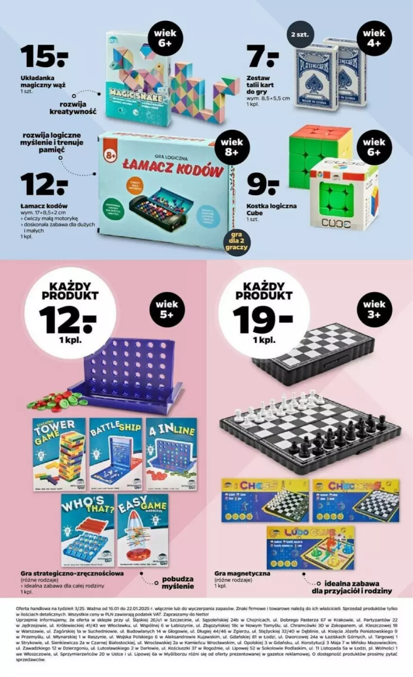 Gazetka promocyjna Netto - ważna 16.01 do 22.01.2025 - strona 10 - produkty: Fa, Gry, Podlaski, Sok, Stock, Top