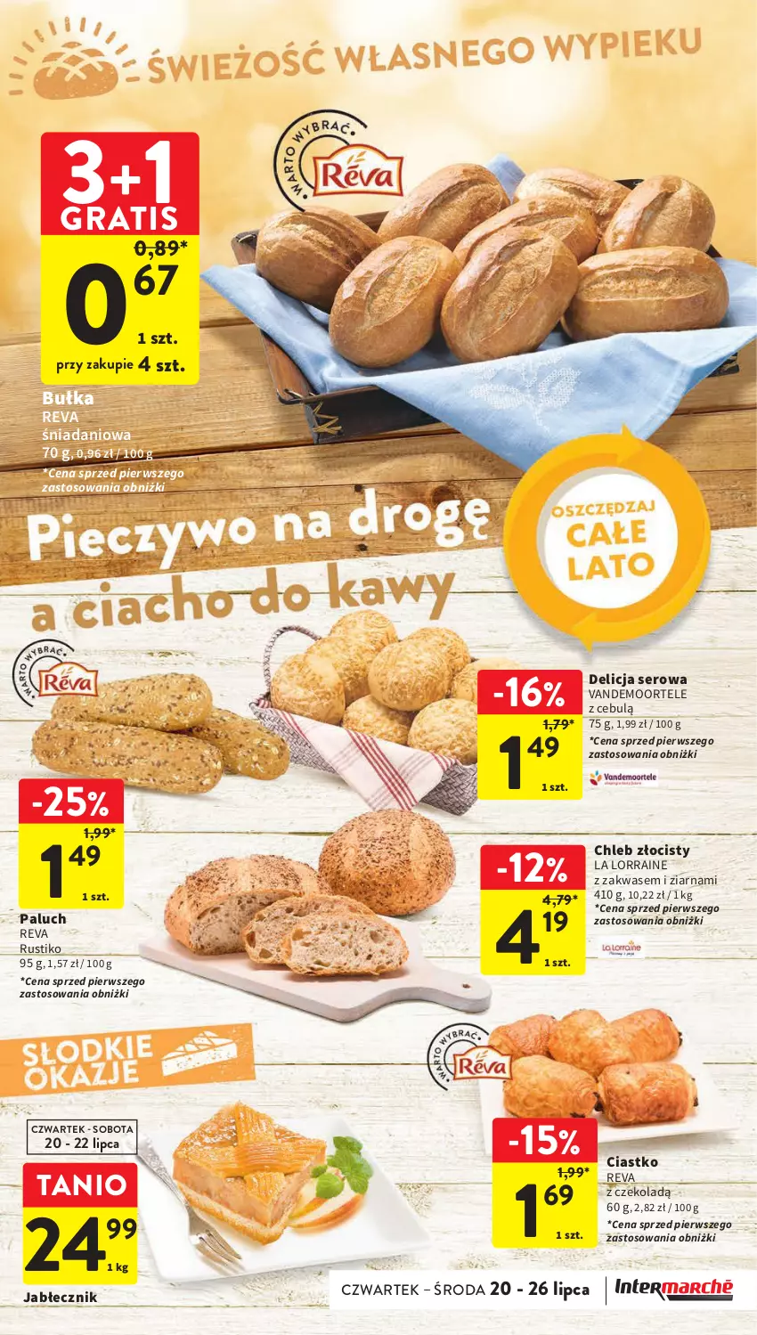 Gazetka promocyjna Intermarche - Gazetka Intermarche - ważna 20.07 do 26.07.2023 - strona 21 - produkty: Bułka, Chleb, Danio, Delicja serowa, Gra, Rust, Ser