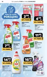 Gazetka promocyjna Netto - Artykuły spożywcze - Gazetka - ważna od 23.08 do 23.08.2023 - strona 14 - produkty: Por, Ajax, Spray do czyszczenia, Cillit Bang, Fairy, Płyn do mycia, Fa
